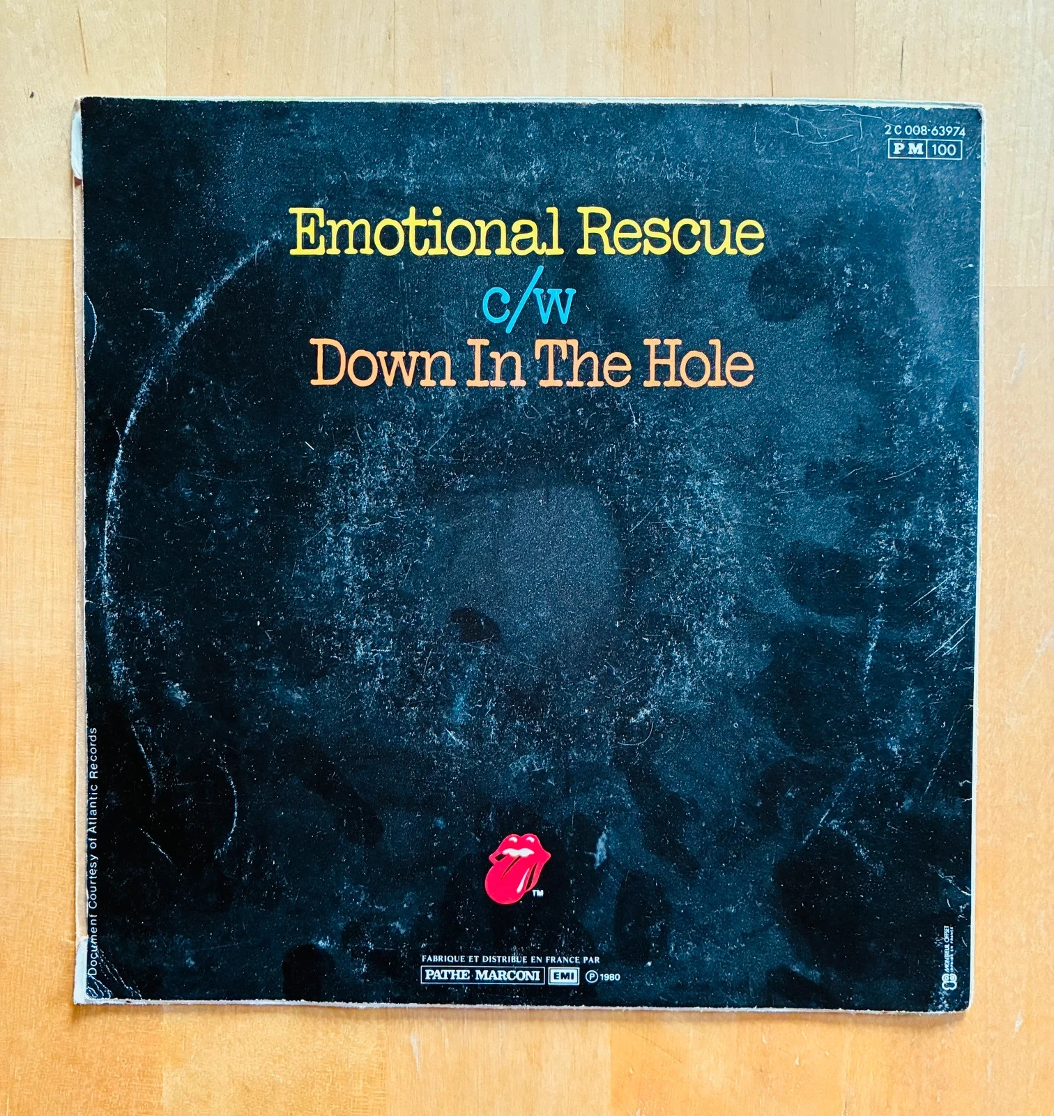 Disco de vinilo 45T The Rolling Stones Emotional Rescue. – photo 2